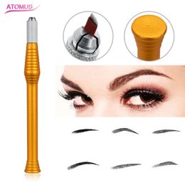 Eye Brow Tattoo Manual Pen Eyebrow Microblading Pen Permanent Makeup Supply Microblade Accessories Tool Beauty Supply