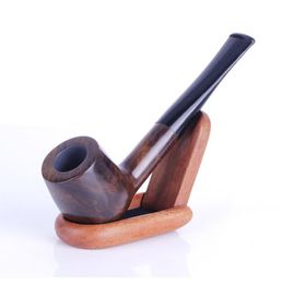 Long straight-pole portable pipe solid wood old hammer pipe removable Philtre tobacco fittings wholesale and direct sales