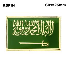 Spilla con distintivo della bandiera dell'Arabia Saudita Spille da bavero nazionali Spille da bavero con bandiera Distintivo della bandiera del paese XY0595