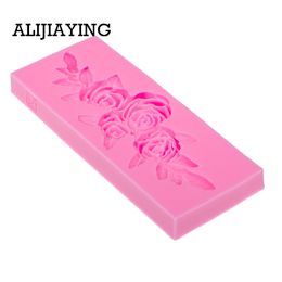 Tree Rose Flower Form Silicone Moulds Cookie Cutter Cake Decorating Tools Wedding Fondant Decoration