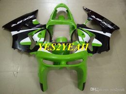 Motorcycle Fairing body kit for KAWASAKI Ninja ZX6R 636 98 99 ZX 6R 1998 1999 ABS Green black Fairings Bodywork+Gifts KP16