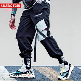 Aelfric Eden Tasche Cargo Pants Mens Casual Harem Joggers BAGGY HARAJUKU Streetwear Hip Hop Fashion Swag Pantaloni tattici KJ64