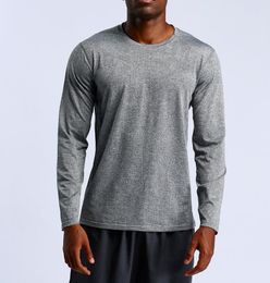 Fashion--drying breathable sports top men's long sleeve basketball training fitness wear outdoor running quick-drying long sleeves T-Shirts