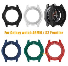 Watch Cover Case Soft Silicone Shell Protective Frame Case Cover Skin For Samsung Galaxy Watch 46mm Gear S3 Frontier