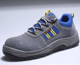 Designer- Shoes Steel Toe Cap Protective Boots Men Insulated Waterproof Non-slip Outdoor Sneakers