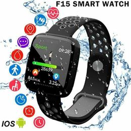 F15 Smart Bracelet GPS Blood Pressure Blood Oxygen Heart Rate Monitor Smart Watch IP68 Fitness Tracker Smart Wristwatch For Android iPhone