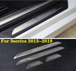 stainless steel 4pcs car door sills scuff protective plate,Protector Sticker,pedal decorative trim for BMW 2 series,3 series,X1,X3,X4,X5,X6