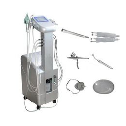 Professional 6 IN 1 Oxygen Jet Peel Facial Cleaning Machine With Oxygen Mask Oxygen Spray BIO Face Lift Vaccum Therapy For Skin Rejuvenation