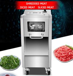 2200W Multi-function meat slicer 220V commercial stainless steel sliced shredded diced mince machine Meat Cutter machine