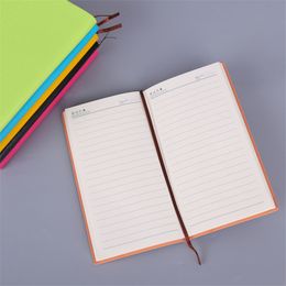 PU Colourful Writing Journal Notebook Softcover Paper Tote Gift Bag Diary Notepad Travel Journal Office Students Stationery 200 Pages