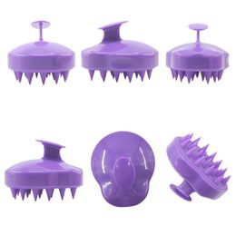 Silicone Shampoo Scalp Massage Brush Hair Washing Comb Body Bath Slimming Massage Brush Silicone Shampoo Scalp Brush Shower Cepillo De Masaje Del Cuero Cabelludo