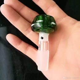 Mushroom Colour point bubble Wholesale Glass Bongs Accessories, Water Pipe Smoking, Free Shipping