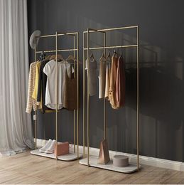 Marble hanger Lightweight Luxury Bedroom Furniture Iron Clothing Rack Creative Nordic Fashion Hat Racks323I