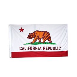 Flags Promotion American 3x5ft California State Flag Nation Polyester Advertising All Countries Flags and Banners, free shipping