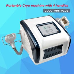 Cool Mini Fat Freezing Machine Cryotherapy slimming machine frozen liposuction include permanent elimination of fat cells