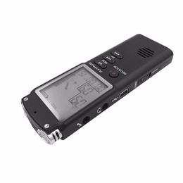 Freeshipping Mini 8GB 16GB Professional Voice Recording Device Time Display Screen Digital Voice Audio Recorder Dictaphone MP3 Player