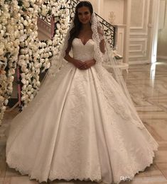 New Arrival Vintage Plus Size Wedding Dresses A Line Sweetheart Lace Appliques Floor Length Wedding Dress Bride Gowns vestidos de novia