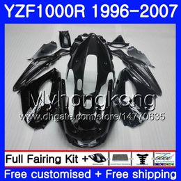 Body For YAMAHA Thunderace YZF1000R 96 97 98 99 00 01 238HM.11 YZF-1000R YZF 1000R Gloss black 1996 1997 1998 1999 2000 2001 Fairings kit