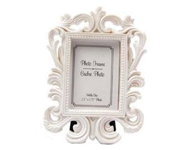 50pcs/Lot Victorian Style Resin White&Black Baroque Picture/Photo Frame Place Card Holder Bridal Wedding Shower Favors Gift SN183