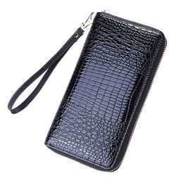 Designer-Wholesale designer wallet fashion for Women zipper wallet Luxury Ladies Leather wallets long purse bags