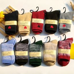 Women Autumn and Winter Warm thickening Stockings ladies terry tube socks candy color warm terry socks solid color wild women socks