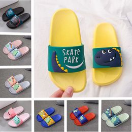 Eltern-Kind-Slipper Top-Qualität Sommer Paare Kinder Niedlicher Cartoon-Pinguin Kinderschuhe Frau Haus Rutschfester Junge Pool-Slipper mit flachem Boden