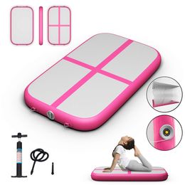 Free Pump Inflatable Air Track Board DWF 1*0.6*0.1m Airtrack For Gym Mini Size Air Track Mat Cheap Price Home Use Air Track Mats