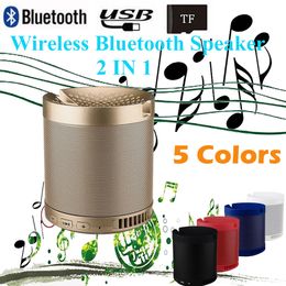 Custom Logo Portable Mini Wireless Bluetooth Speaker Stereo Pure Sound Player USB Radio Fm Mp3 Music Column