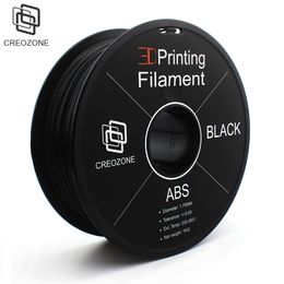 Freeshipping 3D Plastic Filament ABS 1.75 ABS Filament 1KG 3d Printing Materials 3D Pen Filament Black