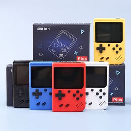 400-in-1 Handheld Video Game Console Retro 8-bit Design with 3-inch Colour LCD and 400 Classic Games -Supports Two Players AV Output (Cable Included)