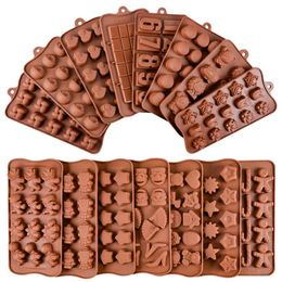 3D Silicone Chocolate Mould Baking Tools Non-stick Silicone Cake Mould 3D Jelly and Candy Chocolate Mould