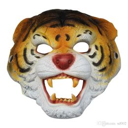 Costume Ball Mask animale scimmia della tigre del lupo Facciale Halloween Bar Prestazioni Decorare Forniture resilienza è buona morbida durevole 8lwC1