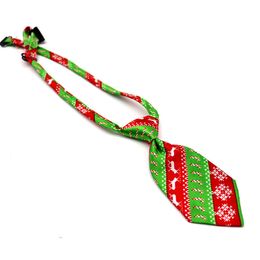 Christmas Pet Neckties Puppy Dog Cat Kids Small Neck Ties Adjustable Neckties Collar Dog Accessories Pet Supplies199E