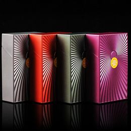 Nice Colourful Men's More Style Cigarette Storage Case Portable Flip Open Style Smoking Container Box Holder Tobacco Roll DHL Free