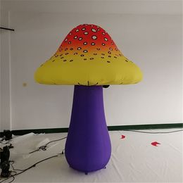 2m High Quality Colourful Inflatable Balloon Mushroom With Airblower For Advertising Christmas Inflatable Stage Parade Event Decoration