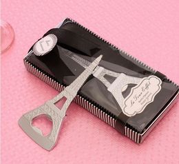 The Eiffel Tower bottle opener wedding Favours with gift box packaging Creative novelty home party items 10pcs free ship