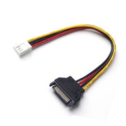 4-Pin IDE ATA POWER Floppy SATA Disque Dur Adaptateur Câble D/'extension Convertisseur 2x