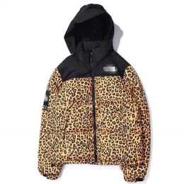 giubbotto north face leopardato