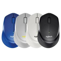 M330 Silent USB Optical Wireless Mouse 2.4GHz Computer Photoelectric Mouse with Battery and Retail Box