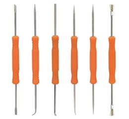 SA-10 6 in 1 Set Brush Scraper Knife Hook Fork Spike Soldering aid tool Solder Assist Disassembly Tools