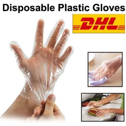 white nylon gloves men Rebajas Guantes desechables de plástico de limpieza espesada Abastecimien de protección de la mano para la cocina Alimentos / limpieza / cocina / barbacoa envío rápido de DHL