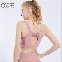 Autumn and Winter New Sports Bra Gathering Fitness, Sexy Back, Portable Bra Yoga Girls