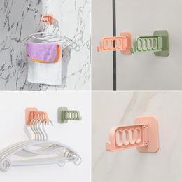 Punch Free Foldable Four Holes Plastic Hook Dorm Wardrobe Wall Mounted Over Door Hook Coat Clothes Storage Key Xmas Organizer