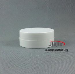 30g Empty white Cream Jar Face Care Foundation Container Makeup Packaging PET Pot Ointment Case