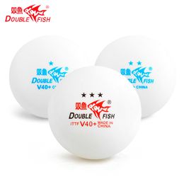 -30 teile / paket DOPPELFISCHE Neues Material V40 + mm Tischtennisball Drei-Sterne-Level Professionelle Match Game Training PingPong Bälle
