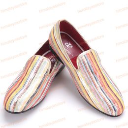 New Fashion Mixed Colours Men's casual shoes Men Smoking Slippers Plus Size Loafers Men Flats Size US 4-17 Freeshipping