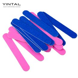 100Pcs Wood Mini Nail File Color Sandpaper Buffing Sanding Files Pedicure Manicure Salon Professional Polish Nail Care Tools Set