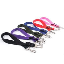 Adjustable Utility Dog Leashes Pet Car Safety Seat Belt Pet Dogs Harness Restraint Lead Leash Hot Sale