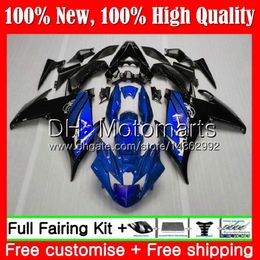 black fz6r fairing UK - Body For YAMAHA FZ6N FZ6 R FZ6R 09 10 11 12 13 14 15 94MT17 Blue black FZ-6R FZ 6R 2009 2010 2011 2012 2013 2014 2015 Fairing Bodywork