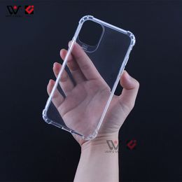 2021 HotSelling High Quality Phone Cases For iPhone 8 9 Plus 11 12 Pro Max MIni Xs Xr X Clear Silicone TPU Shockproof Back Cover Shell